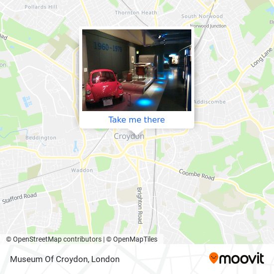 Museum Of Croydon map
