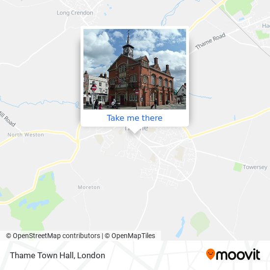 Thame Town Hall map