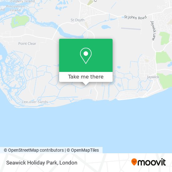 Seawick Holiday Park map