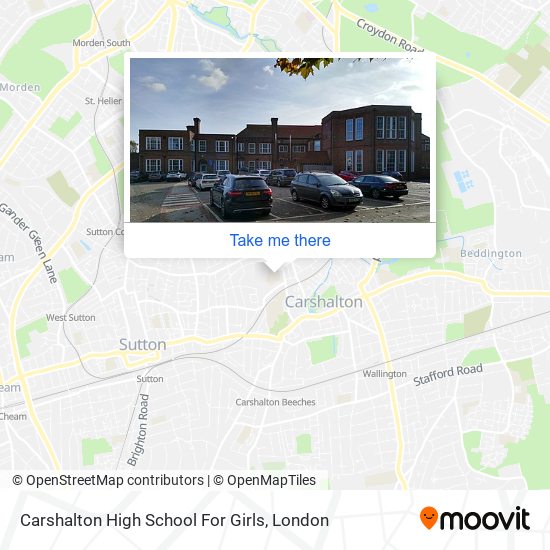 Carshalton High School For Girls map