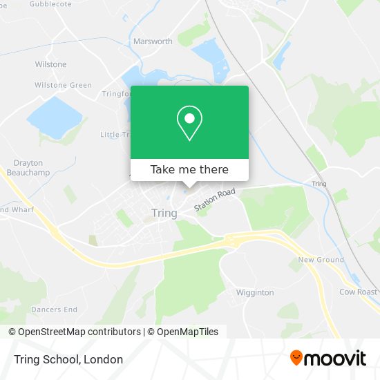 Tring School map