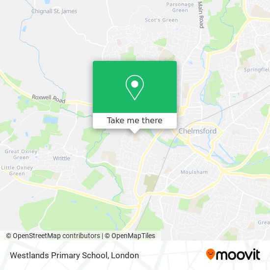 Westlands Primary School map