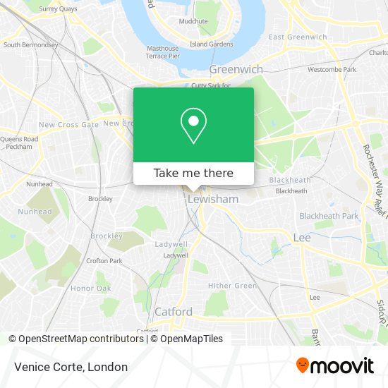 Venice Corte map