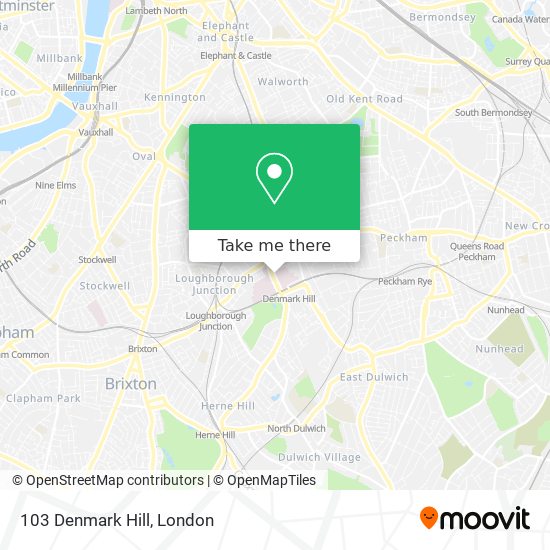 103 Denmark Hill map
