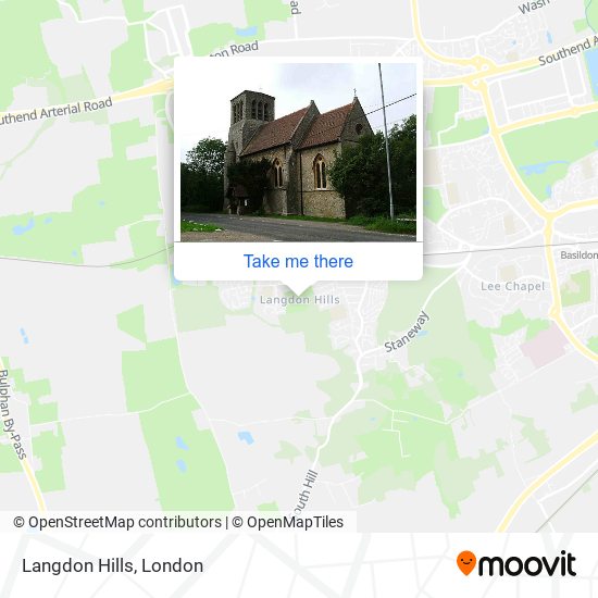 Langdon Hills map