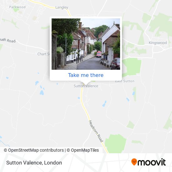 Sutton Valence map