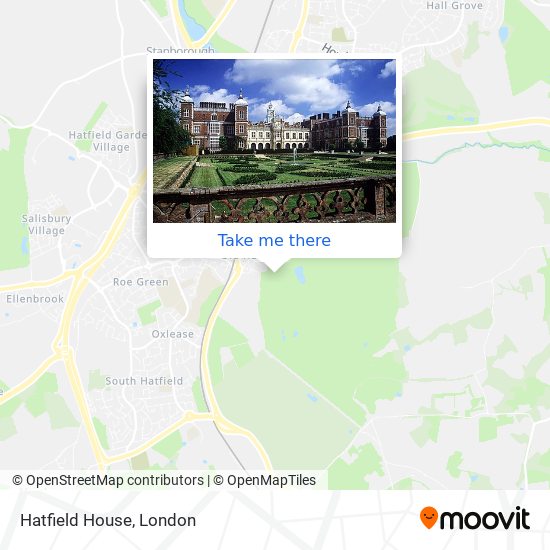 Hatfield House map