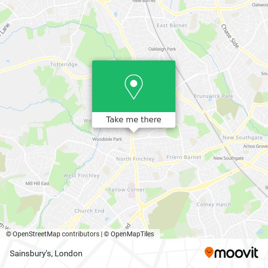 Sainsbury's map