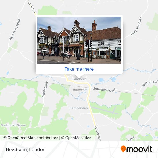 Headcorn map