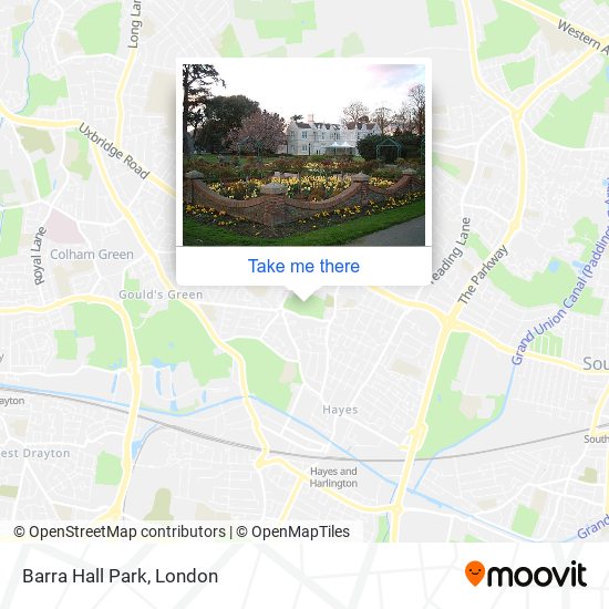 Barra Hall Park map