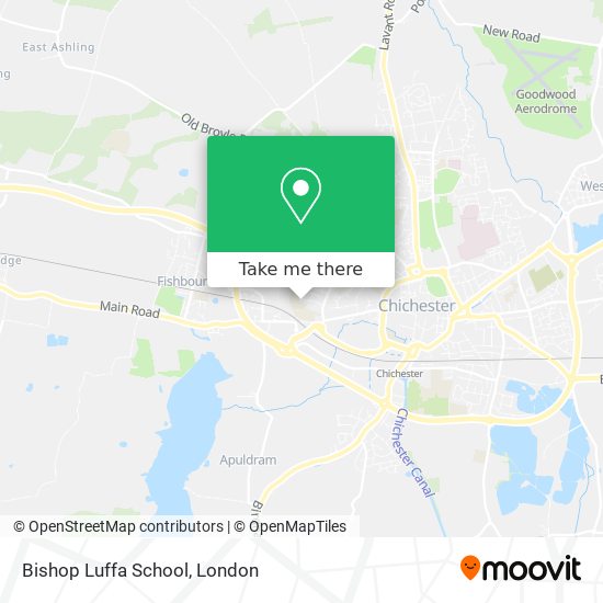 Bishop Luffa School map