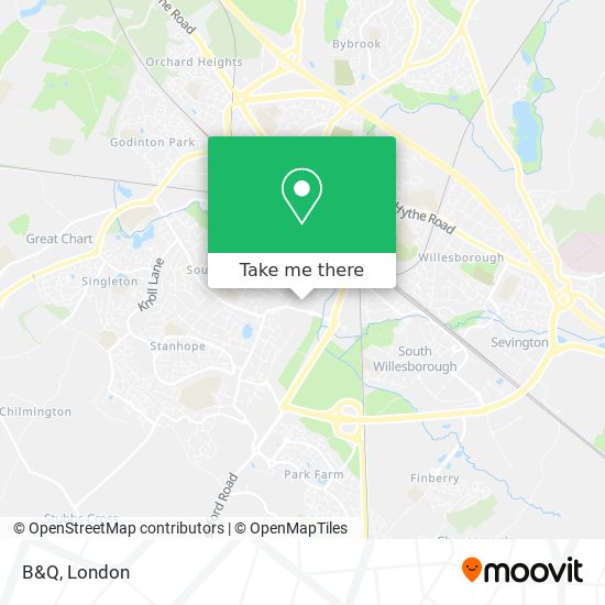 B&Q map