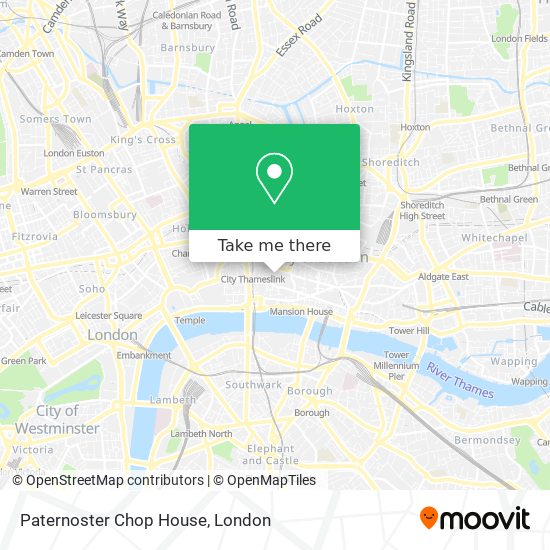 Paternoster Chop House map