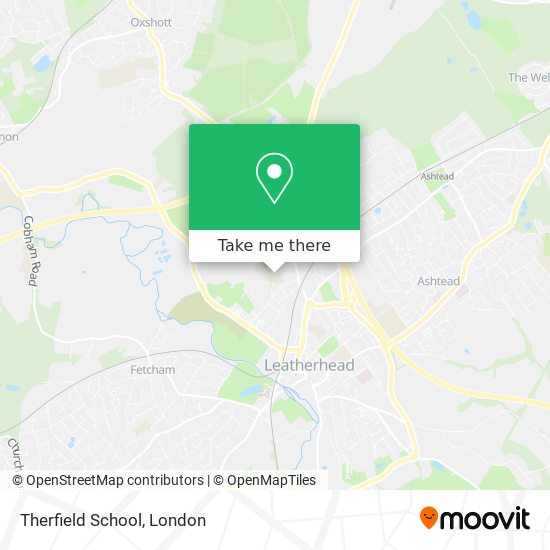 Therfield School map