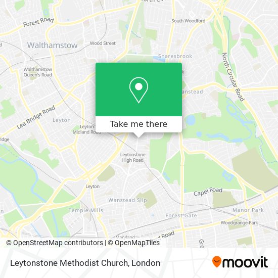 Leytonstone Methodist Church map