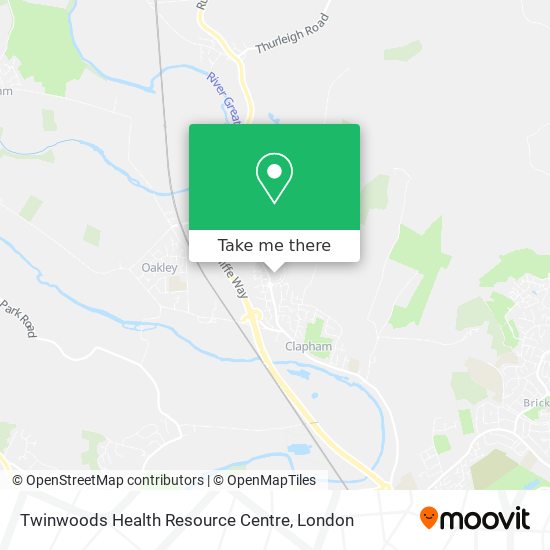 Twinwoods Health Resource Centre map