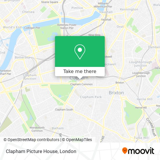 Clapham Picture House map