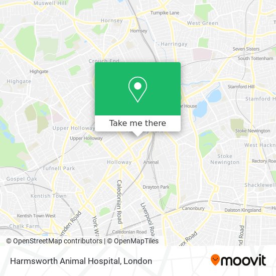 Harmsworth Animal Hospital map