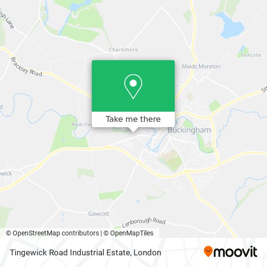 Tingewick Road Industrial Estate map
