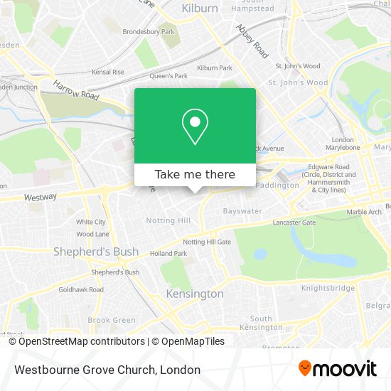 Westbourne Grove Church map