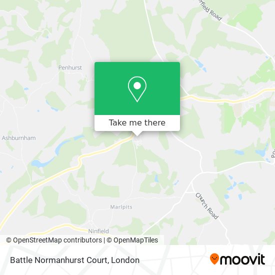 Battle Normanhurst Court map
