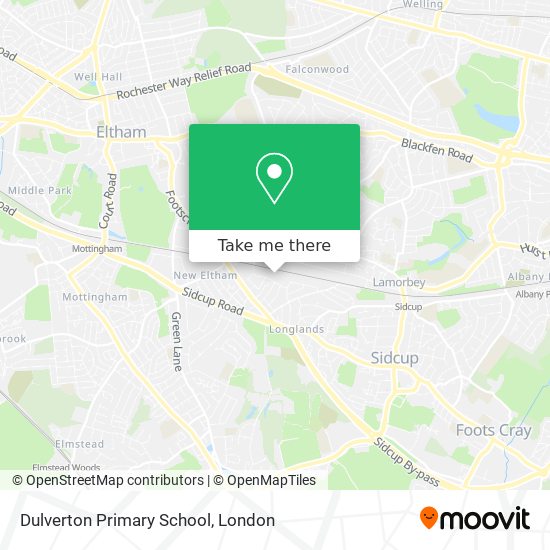 Dulverton Primary School map