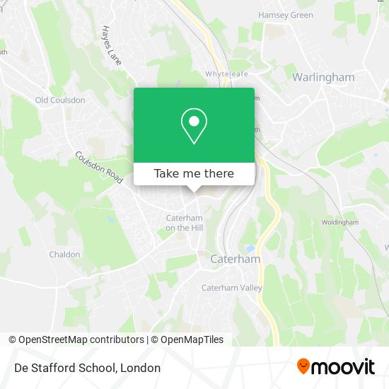 De Stafford School map