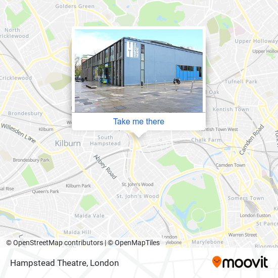 Hampstead Theatre map