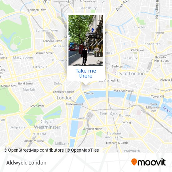 Aldwych map