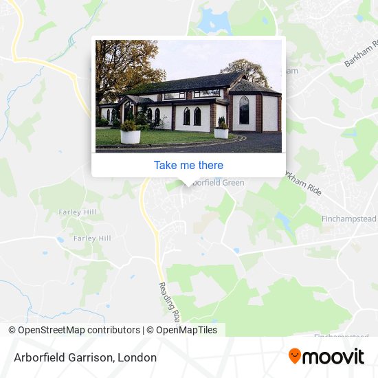 Arborfield Garrison map