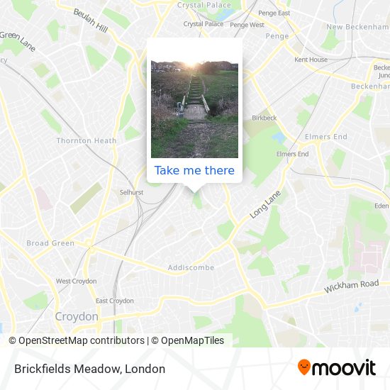 Brickfields Meadow map