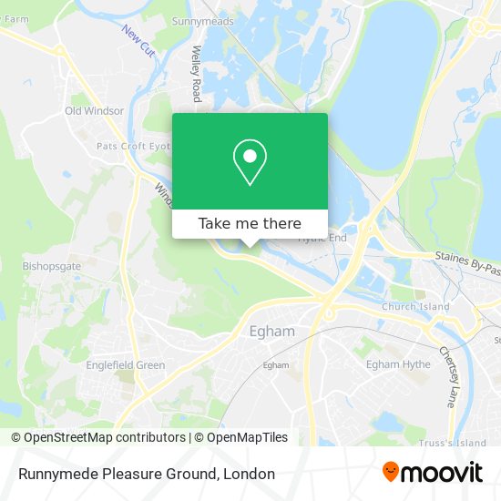Runnymede Pleasure Ground map