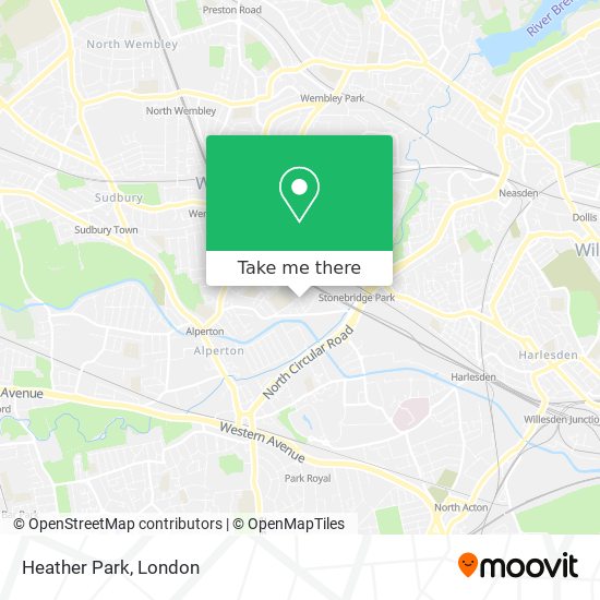 Heather Park map