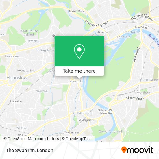 The Swan Inn map