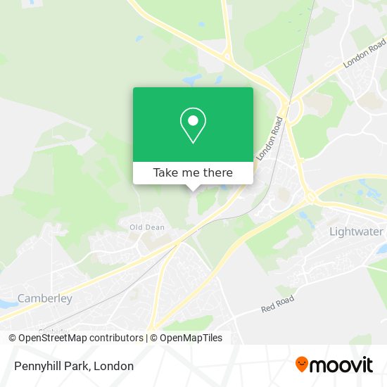Pennyhill Park map