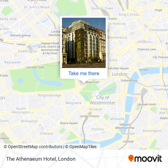 The Athenaeum Hotel map