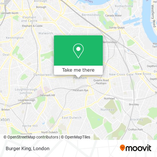 Burger King map
