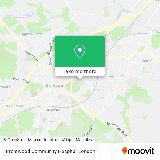 Brentwood Community Hospital map