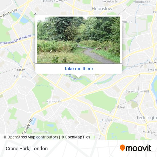 Crane Park map