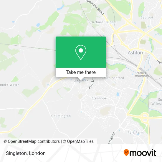 Singleton map