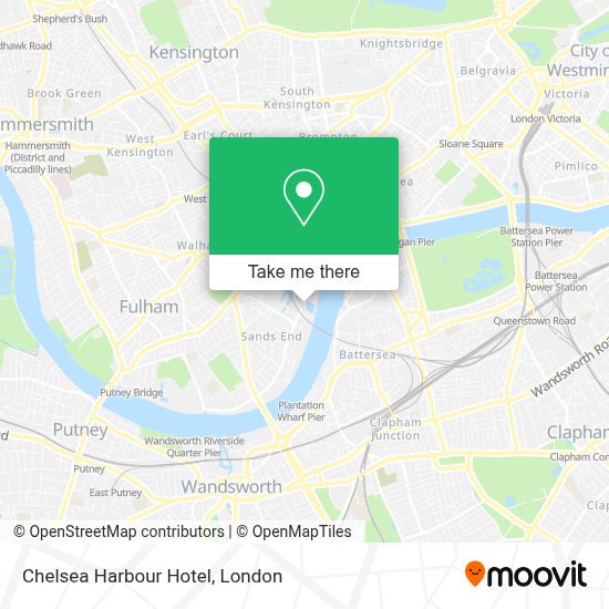 How to Get to Chelsea Harbour Hotel in Sands End by Train, Bus, Tube or ...