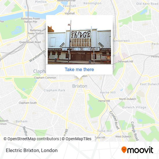 Electric Brixton map