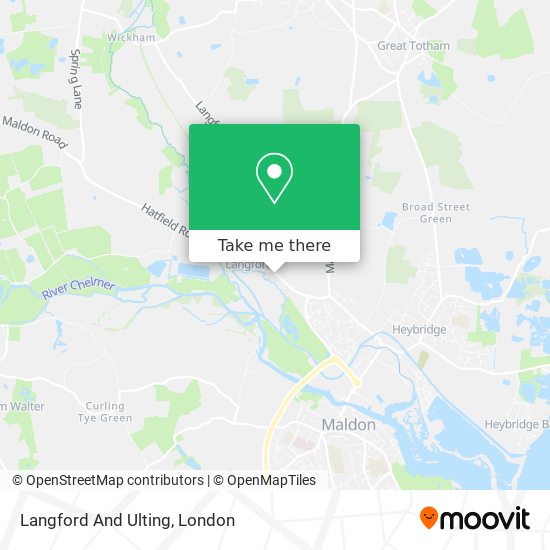 Langford And Ulting map