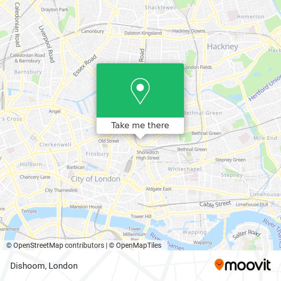 Dishoom map