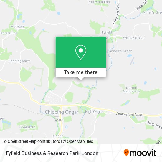 Fyfield Business & Research Park map