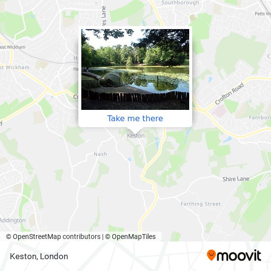 Keston map