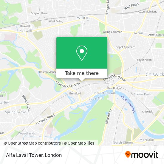 Alfa Laval Tower map