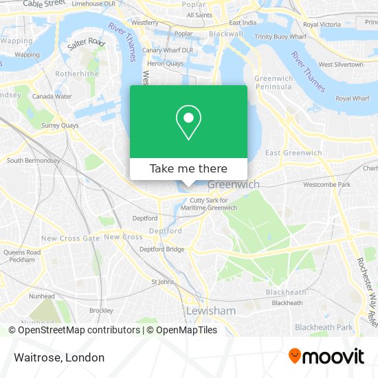 Waitrose map