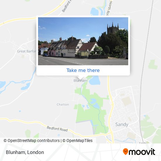 Blunham map