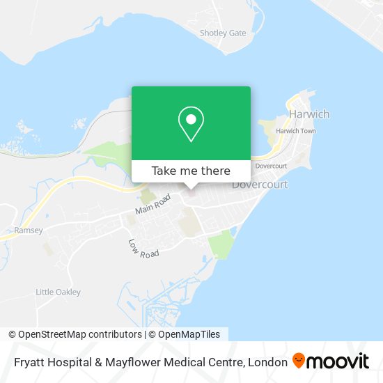 Fryatt Hospital & Mayflower Medical Centre map